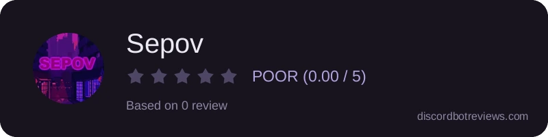 Rating widget preview for Sepov