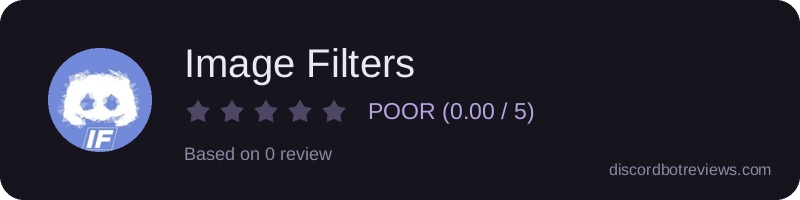 Rating widget preview for Image Filters
