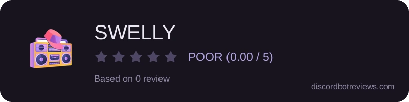 Rating widget preview for SWELLY