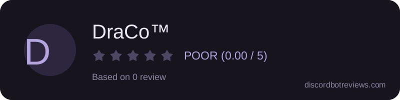 Rating banner for DraCo™