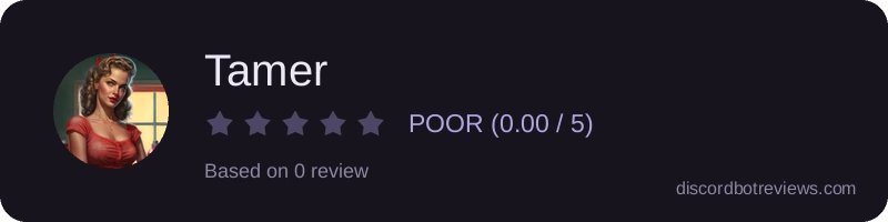 Rating widget preview for Tamer