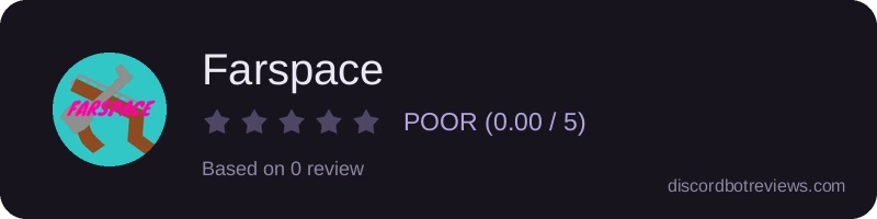 Rating widget preview for Farspace