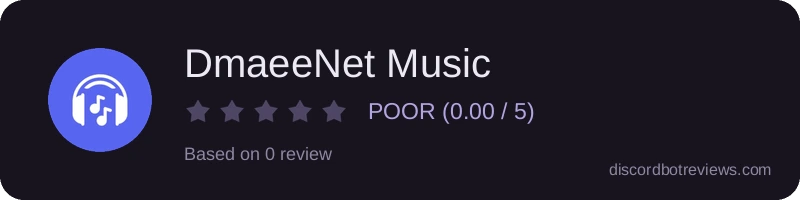 Rating widget preview for DmaeeNet Music