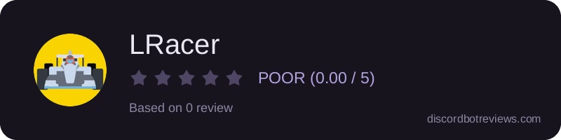 Rating widget preview for LRacer