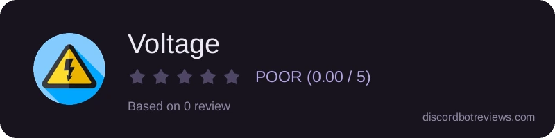 Rating banner for Voltage
