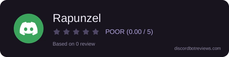 Rating widget preview for Rapunzel