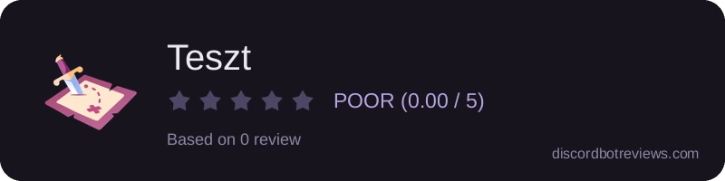 Rating banner for Teszt