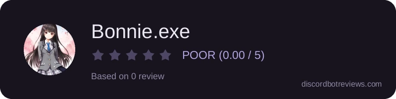 Rating widget preview for Bonnie.exe