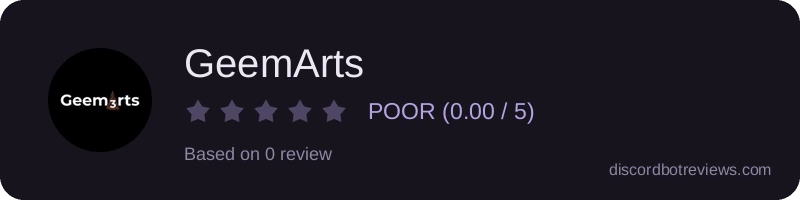 Rating widget preview for GeemArts
