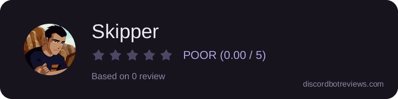 Rating widget preview for Skipper