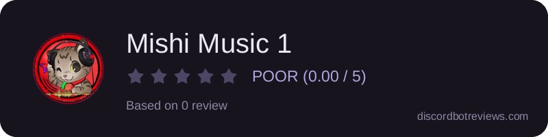Rating widget preview for Mishi Music 1