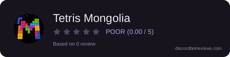 Rating widget preview for Tetris Mongolia