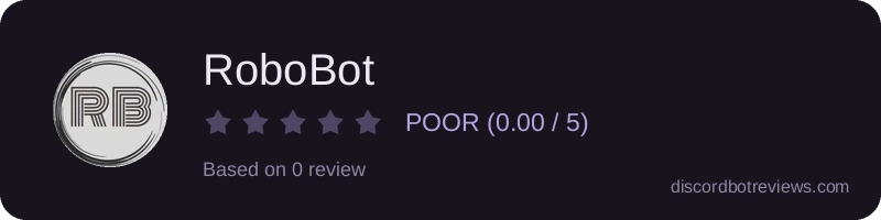 Rating widget preview for RoboBot