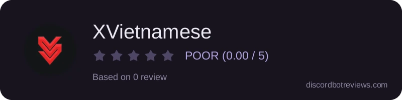 Rating widget preview for XVietnamese