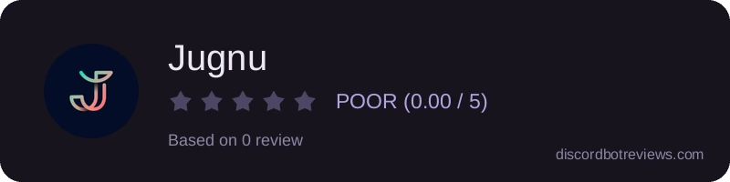 Rating widget preview for Jugnu 