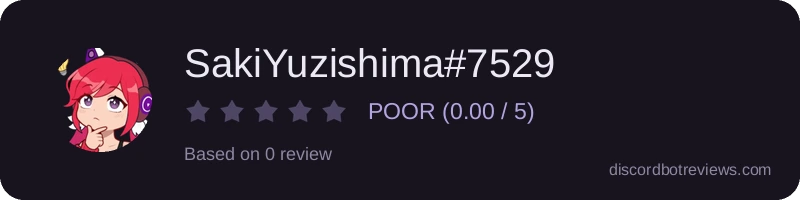 Rating widget preview for SakiYuzishima#7529