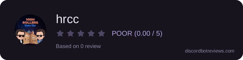 Rating widget preview for hrcc