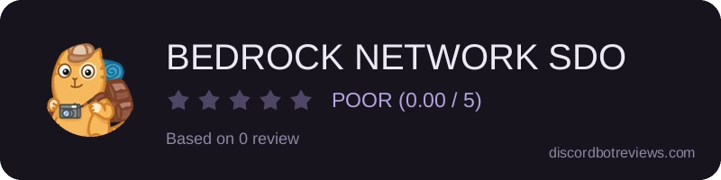 Rating widget preview for BEDROCK NETWORK SDO