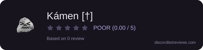 Rating widget preview for Kámen [†]
