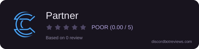 Rating widget preview for Partner