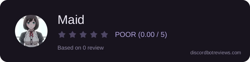 Rating banner for Maid