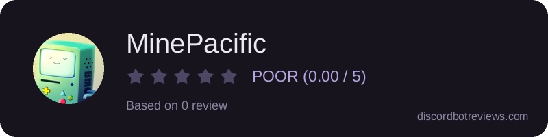 Rating widget preview for MinePacific