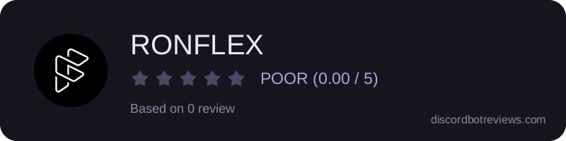 Rating banner for RONFLEX