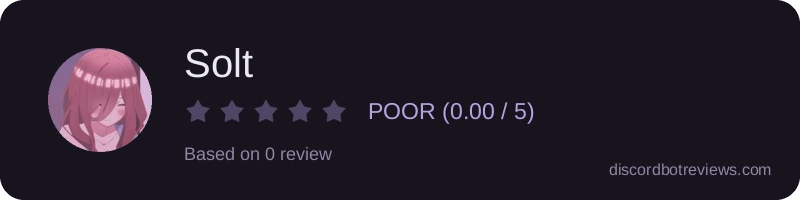 Rating widget preview for Solt