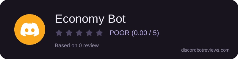 Rating banner for Economy Bot
