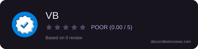 Rating widget preview for VB