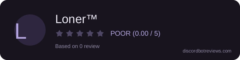 Rating banner for Loner™