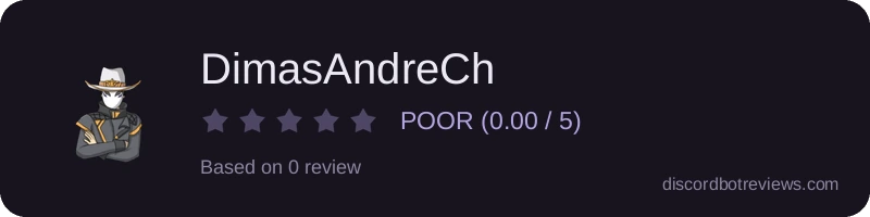 Rating widget preview for DimasAndreCh