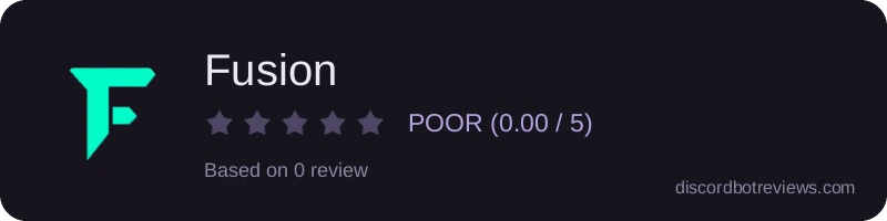 Rating widget preview for Fusion