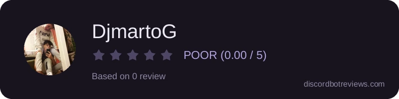 Rating widget preview for DjmartoG