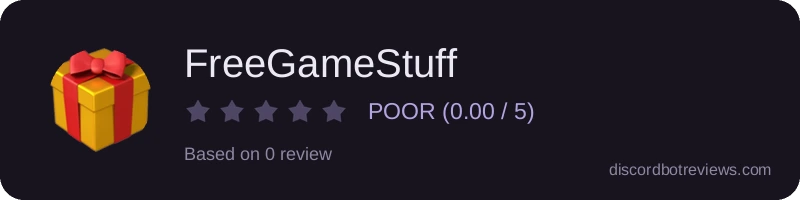 Rating widget preview for FreeGameStuff