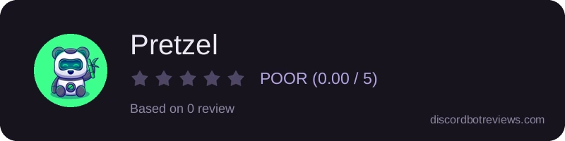 Rating widget preview for Pretzel