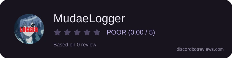 Rating widget preview for MudaeLogger