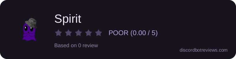Rating banner for Spirit