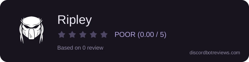 Rating widget preview for Ripley