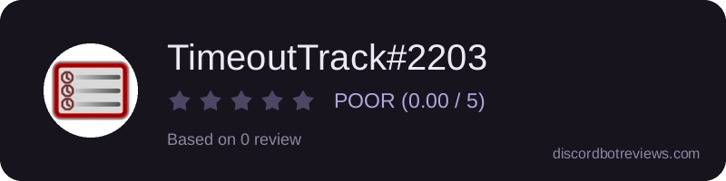 Rating widget preview for TimeoutTrack#2203