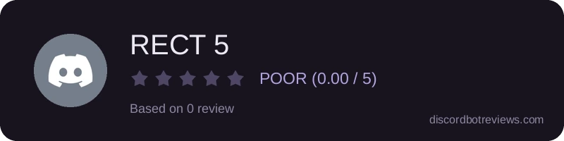 Rating widget preview for RECT 5