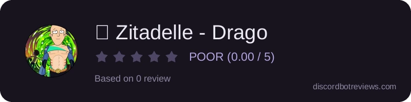 Rating widget preview for ✔ Zitadelle - Drago