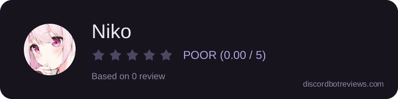 Rating widget preview for Niko
