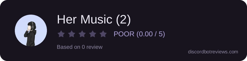 Rating widget preview for Her Music (2)