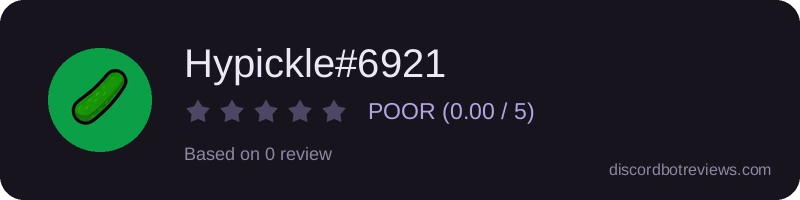 Rating widget preview for Hypickle#6921