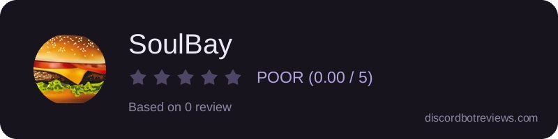 Rating widget preview for SoulBay