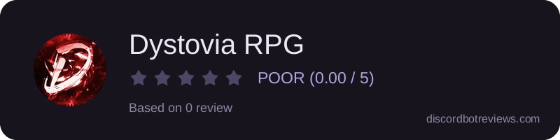 Rating widget preview for Dystovia RPG
