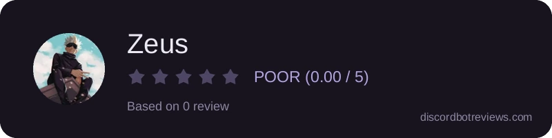Rating widget preview for Zeus