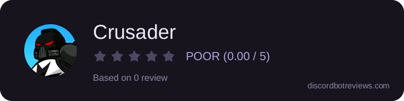 Rating widget preview for Crusader