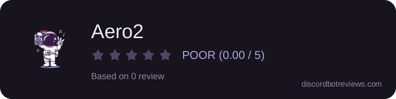 Rating widget preview for Aero2